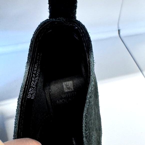 Black Suede, Lambert,Wedge, Ankle Bootie,Witchy, Goth, Whimsical,Size 7.5, - Picture 6 of 7